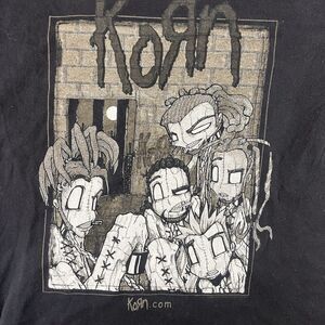 VTG Korn Sick And Twisted Tour 2000 Black Size L